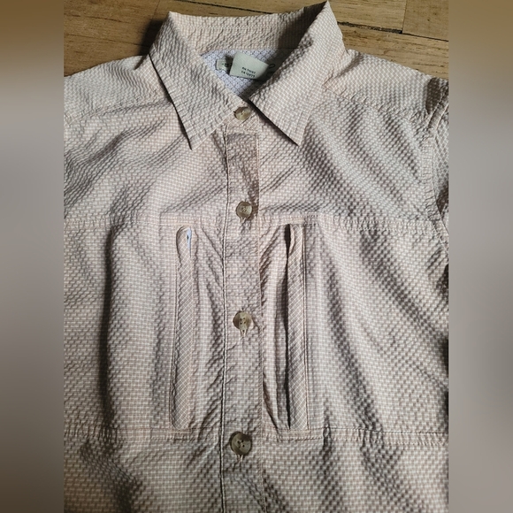 ExOfficio Women’s Dryflylite Shadow Pane Long-Sleeve Shirt‎ , Beige - Picture 3 of 8